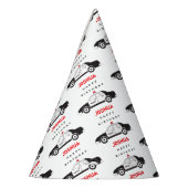 トイポリスカー名前をカスタムする子供の誕生日 パーティーハット (左)