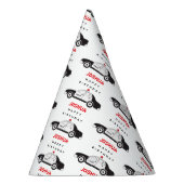 トイポリスカー名前をカスタムする子供の誕生日 パーティーハット (右)