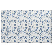 トイルコンテンポラリーバード&花模様織物 ファブリック (ヤード)