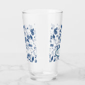 トイルコンテンポラリーバード&花模様 タンブラーグラス (右)