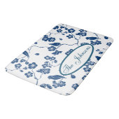 トイルコンテンポラリーバード&花模様 バスマット (アングル)