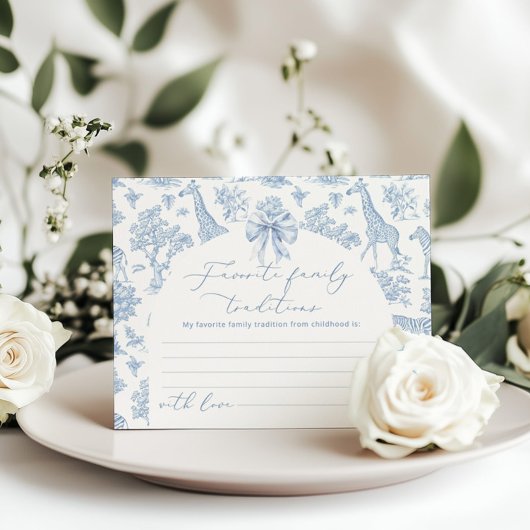 トイルサファリお気に入りのファミリーの伝統カード