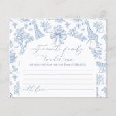 トイルサファリお気に入りのファミリーの伝統カード (正面)