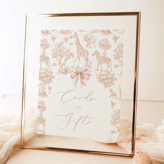 トイルサファリ動物ボーホカードとギフト ポスター