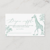 トイルセージお洒落サファリオムツラッフルチケット エンクロージャーカード (正面)