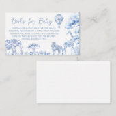 トイルドゥジュイサファリ動物の本ベビー エンクロージャーカード (正面/裏面)