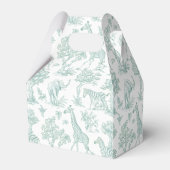 トイルドゥジュイサファリ動物セージ緑のパステル フェイバーボックス (裏面サイド)