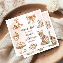 トイルドゥジュイピンクバースデーパーティー スタンダードカクテルナプキン