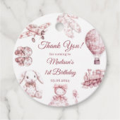 トイルドゥジュイピンクバースデーパーティー フェイバータグ (正面)