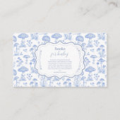 トイルドゥジュイマッシュルームウッドランドブックスベビー エンクロージャーカード (正面)