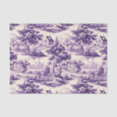 トイルドゥジュウパープルフランスのコテージランドスケープ 薄葉紙 (正面)