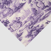 トイルドゥジュウパープルフランスのコテージランドスケープ 薄葉紙 (詳細)