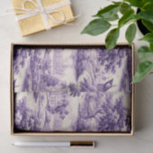 トイルドゥジュウパープルフランスのコテージランドスケープ 薄葉紙 (ギフト)