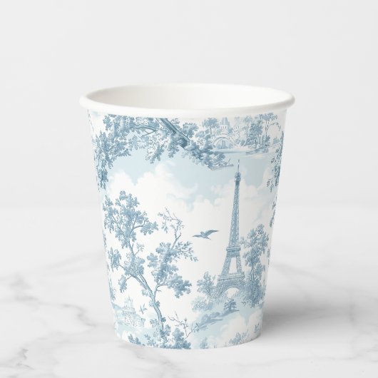 トイルドゥジュエパリジャンスタイルエレガントヴィンテージ 紙コップ (正面)