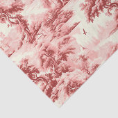 トイルドゥジュエレッドフランスのコテージランドスケープ 薄葉紙 (詳細)