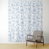 トイルドジュイSafari動物の青い赤ちゃんシャワー タペストリー (インサイチュ)