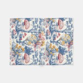 トイルドジョイのキノコの森 フリースブランケット (正面(横))