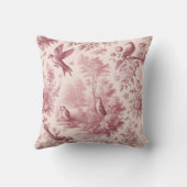 トイルピンクヴィンテージ クッション (裏面)