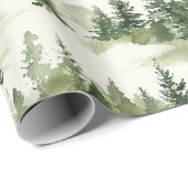 トイルフランスのツリーのパターン ラッピングペーパー (ロールコーナー)