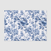 トイルフランスのデジュイブルーフローラデクページ 薄葉紙 (正面)