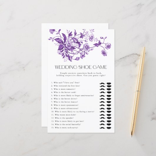 トイルフランスのフローラ結婚シューゲームブライダルゲーム (正面/裏面インサイチュ)