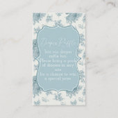 トイルフランスのベアとバニーの赤ちゃんシャワー エンクロージャーカード (正面)