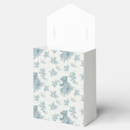 トイルフランスのベアとバニーの赤ちゃんシャワー フェイバーボックス (オープン)