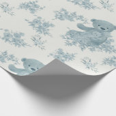 トイルフランスのベアとバニー ラッピングペーパー (角)