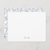 トイルフランスのモノグラム文房具ノテカード ノートカード (正面/裏面)