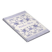 トイルフランスの名前をカスタムするスパイラルフォトノートブック ノートブック (右側)