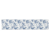 トイルフランスの孔雀パターン ショートテーブルランナー (横)