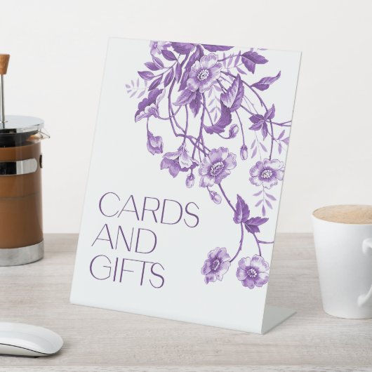 トイルフローラブライダルシャワーカード及びギフト 台座サイン (インサイチュ)