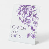 トイルフローラブライダルシャワーカード及びギフト 台座サイン (正面)