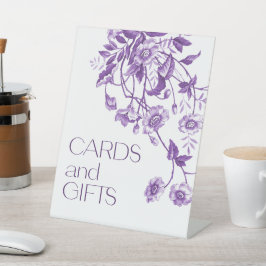 トイルフローラブライダルシャワーカード及びギフト 台座サイン