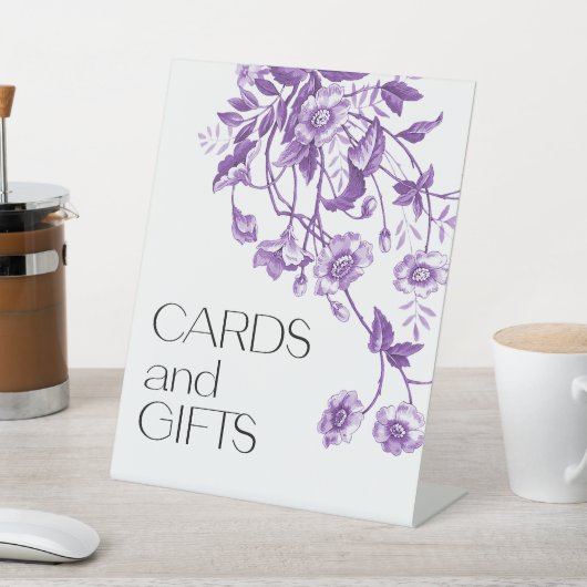 トイルフローラブライダルシャワーカード及びギフト 台座サイン (インサイチュ)