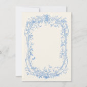 トイルフローラ愛結婚鳥 招待状 (裏面)