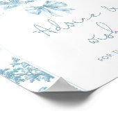 トイルブルーパリアドバイスとニューリュウズへの願い ポスター (角)