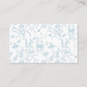 トイルベアーベビーシャワー少年のベビーカード用ブック エンクロージャーカード (裏面)