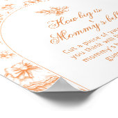 トイルリトルかわいこちゃんどのように大きいmommys腹 ポスター (角)