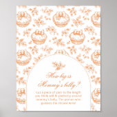 トイルリトルかわいこちゃんどのように大きいmommys腹 ポスター (正面)