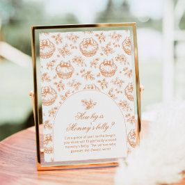 トイルリトルかわいこちゃんどのように大きいmommys腹 ポスター