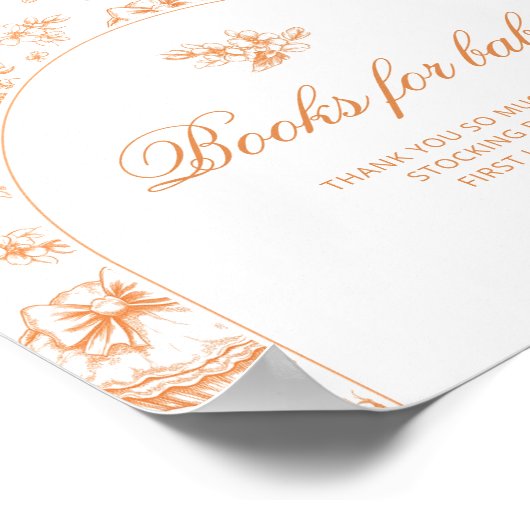 トイルリトルかわいこちゃん男女兼用ブックベビー ポスター (角)