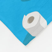 トイル紙おもしろい不足 フリースブランケット (角)