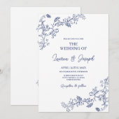 トイル結婚ス 招待状 (正面/裏面)