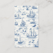 トイル航海のベビーシャワーベビー本 エンクロージャーカード (裏面)