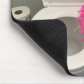 トイレおもしろいのクレアトミーム マウスパッド (コーナー)