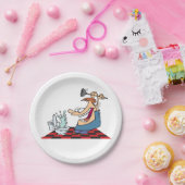 トイレおもしろいのブロックを取り外す配管工 ペーパープレート (パーティー)