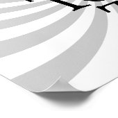 トイレおもしろいの看板: "トイレのゾーン" ポスター (角)