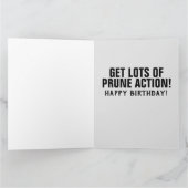 トイレおもしろいウンチ冗談誕生日カード カード (内部)