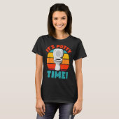 トイレおもしろいトレーニングPotty Timeトイレのユーモア Tシャツ (正面フル)